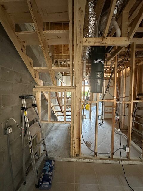 Final Air Scrubbing and Dehumidifiers in home