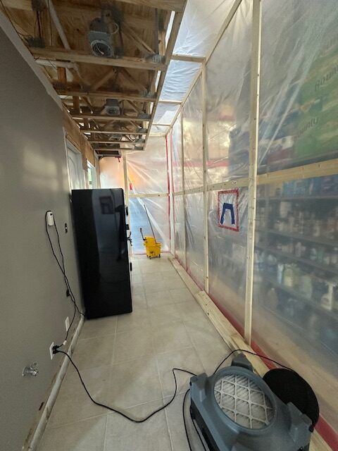 Final Air Scrubbing and Dehumidifiers in home