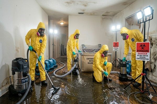 Sewage-Contaminated Water Clean Up