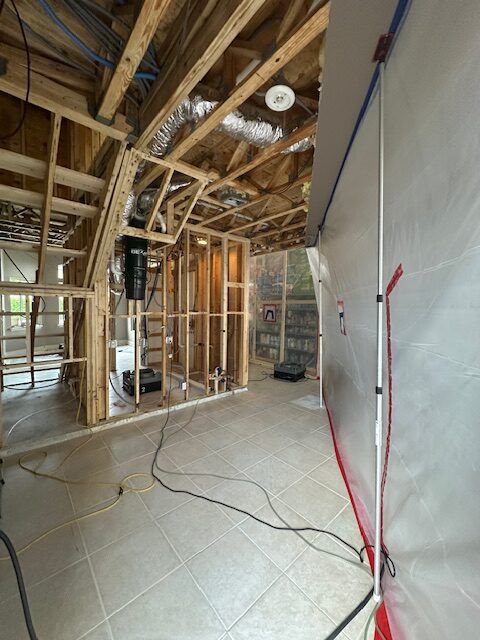 Final Air Scrubbing and Dehumidifiers in home
