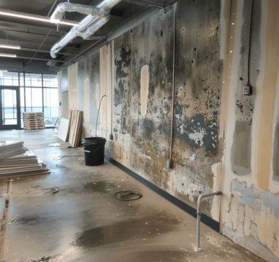 mold in a commercial building